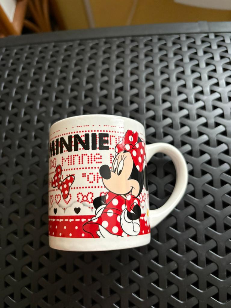 Tasse Minnie Mouse, Enlèvement ou Envoi, Comme neuf, Autres styles, Tasse(s) et/ou soucoupe(s)