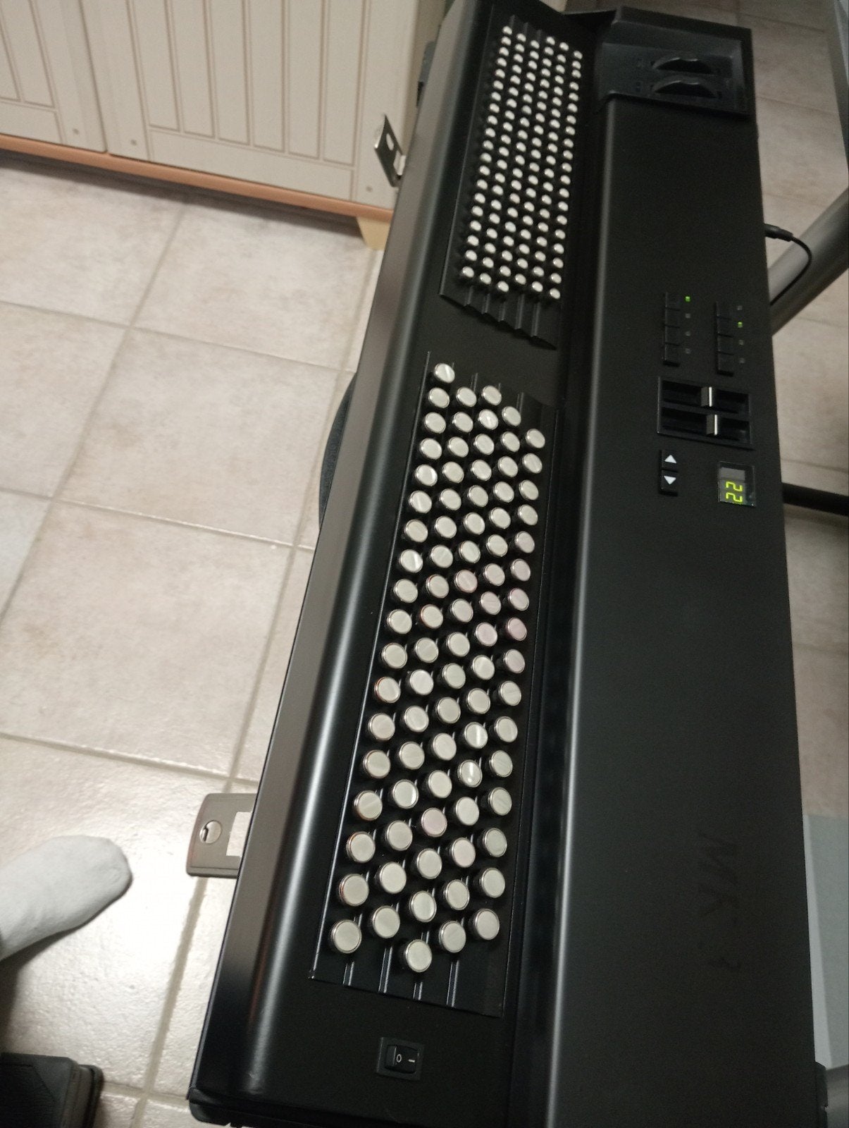 Clavier accordéon master MK3 Do 2, Enlèvement
