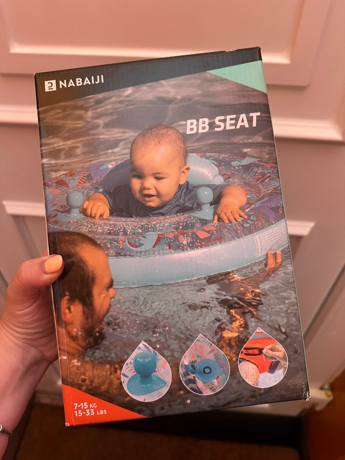 Bouée bébé piscine bleue, Enlèvement, Neuf