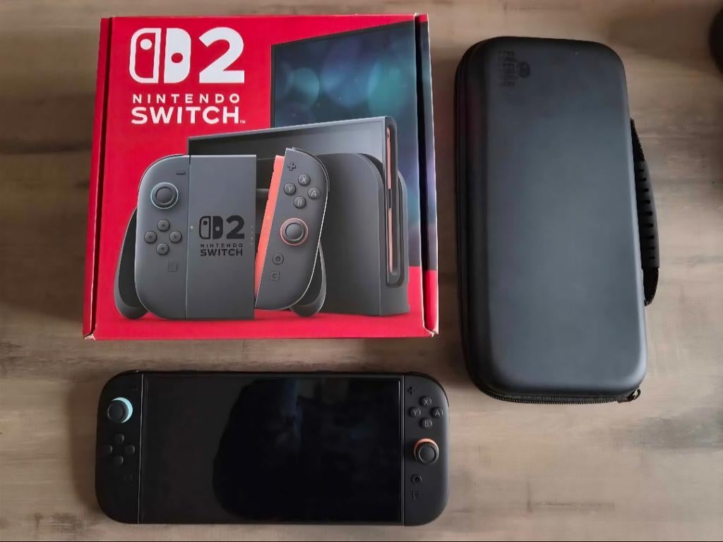 Nintendo Switch 2, Ophalen of Verzenden, Zo goed als nieuw, Met 2 controllers, Switch Original