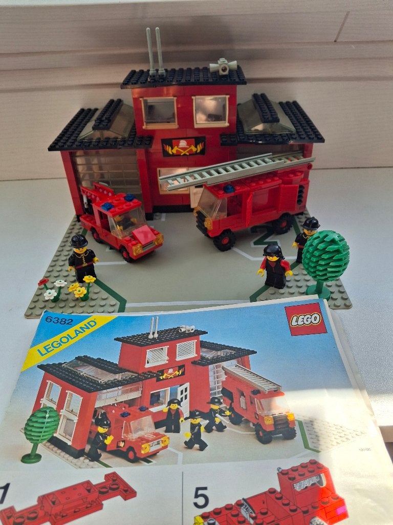 Lego 6382 Fire Station 1981, Ophalen of Verzenden, Compleet, Lego, LEGOLAND