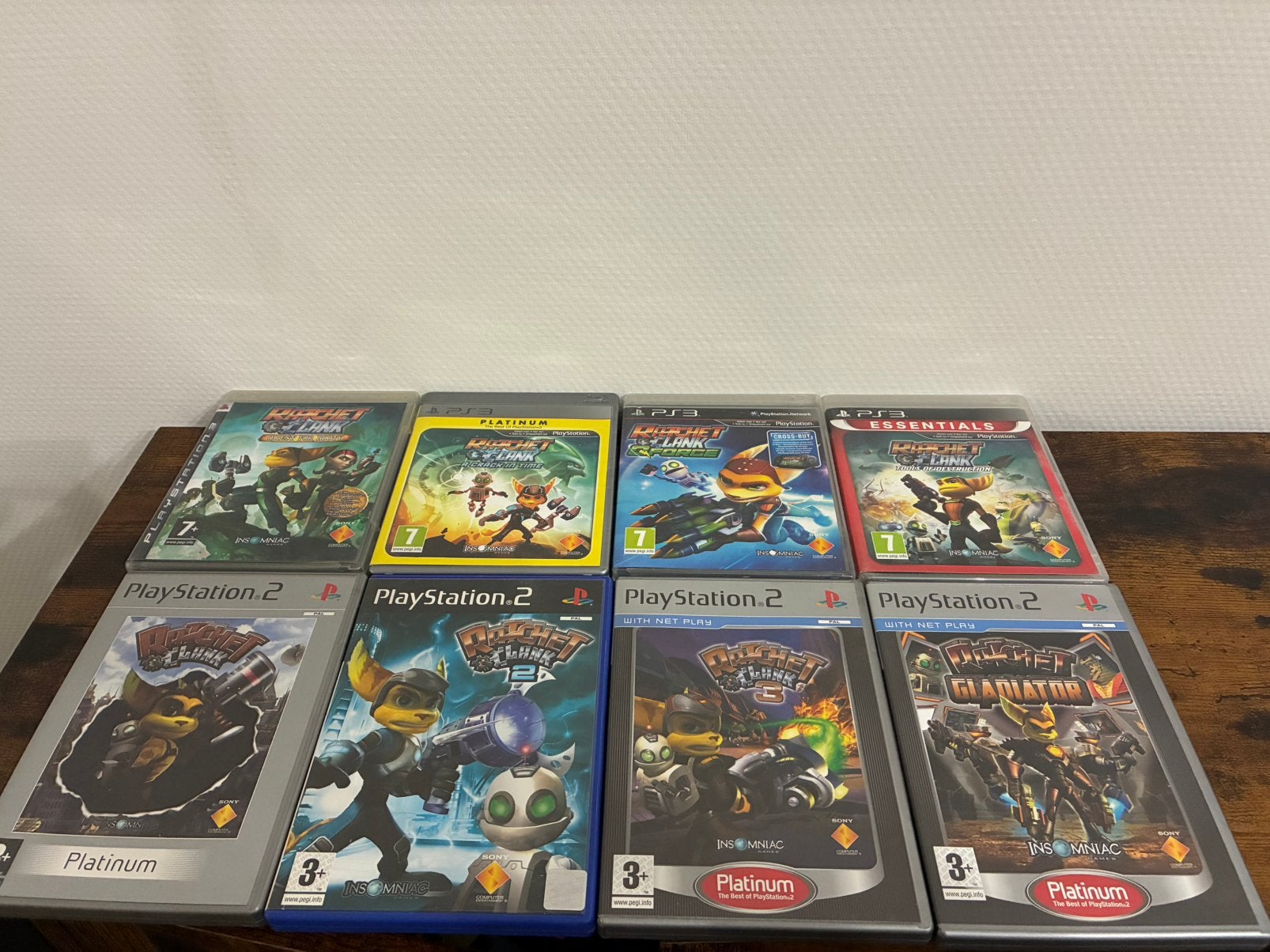 RATCHET & CLANK games ps2&3, Ophalen of Verzenden, Zo goed als nieuw