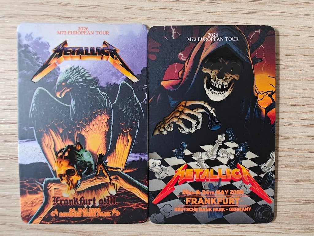 Fancard Metallica Frankfurt, Ophalen of Verzenden, Nieuw