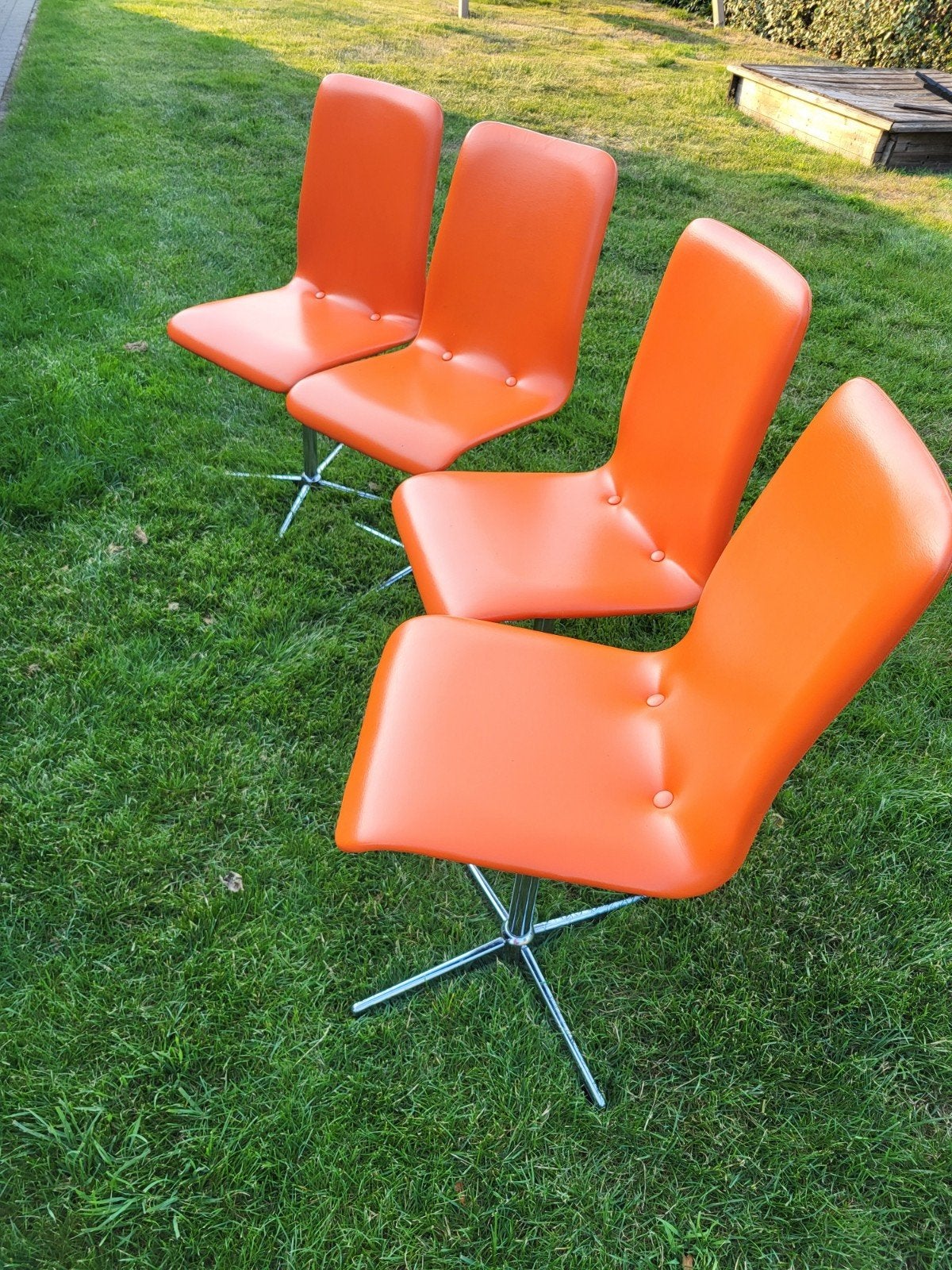 4 vintage stoelen Brabantia - jaren 70., Ophalen