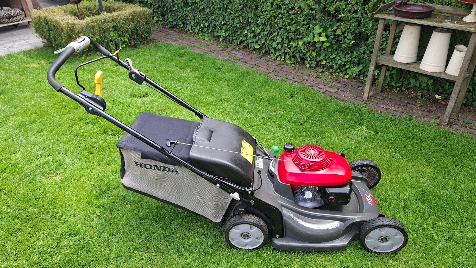Honda hrx 537 variospeed. Zie omschrijving., Ophalen, Cirkelmaaier, Zo goed als nieuw, Benzine-grasmaaier