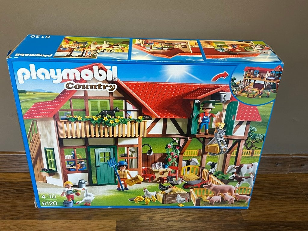 Ferme Playmobil 6120, Bâtiment, Comme neuf, Country, Kit complet
