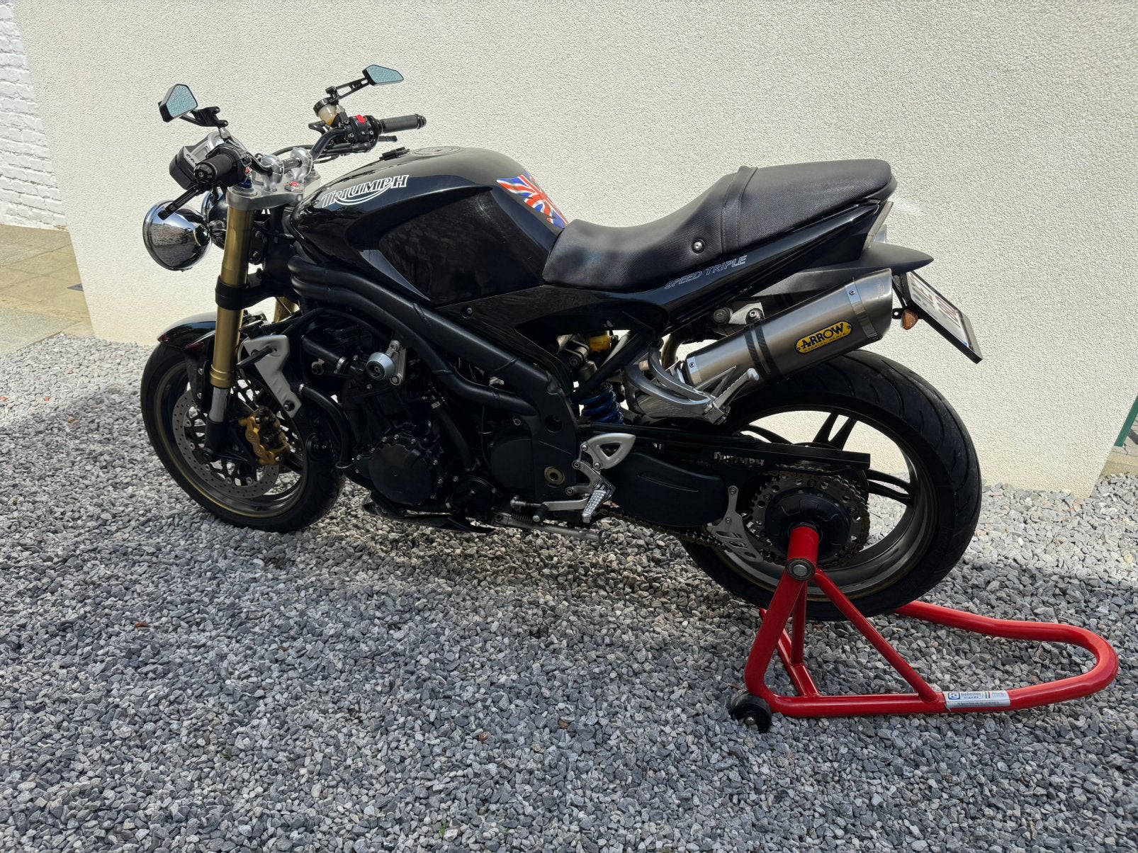 Roadster Speed triple 1050, Motos, Occasion, Plus de 35 kW, Échappement sport, Particulier