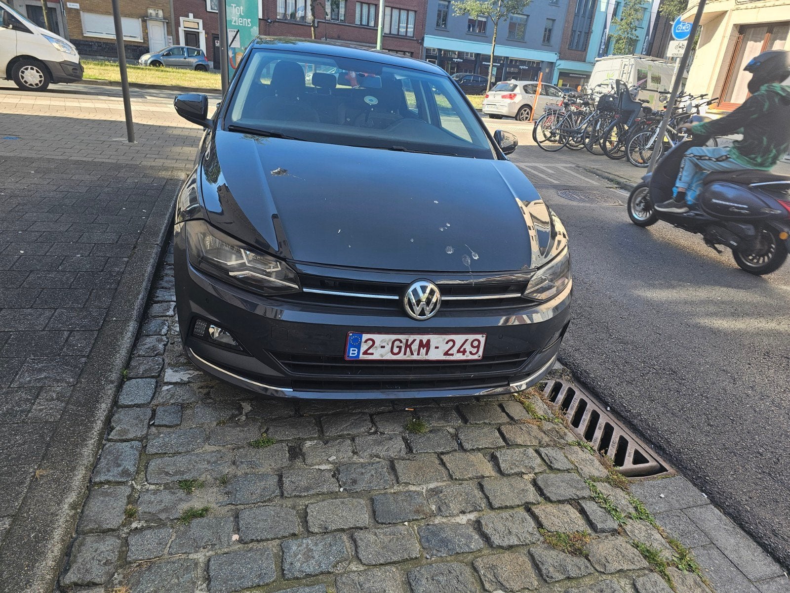 VOLKSWAGEN POLO 1.6TDI 2019 200000KM AC ZOMEENEMEN EURO6D, Auto's, Voorwielaandrijving, Stof, Euro 6, Particulier