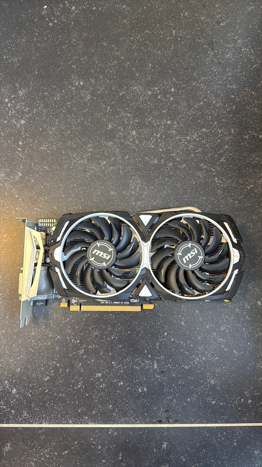MSI Radeon RX 570 Armor 8GB OC – Grafische kaart, Ophalen, Zo goed als nieuw, GDDR5, PCI