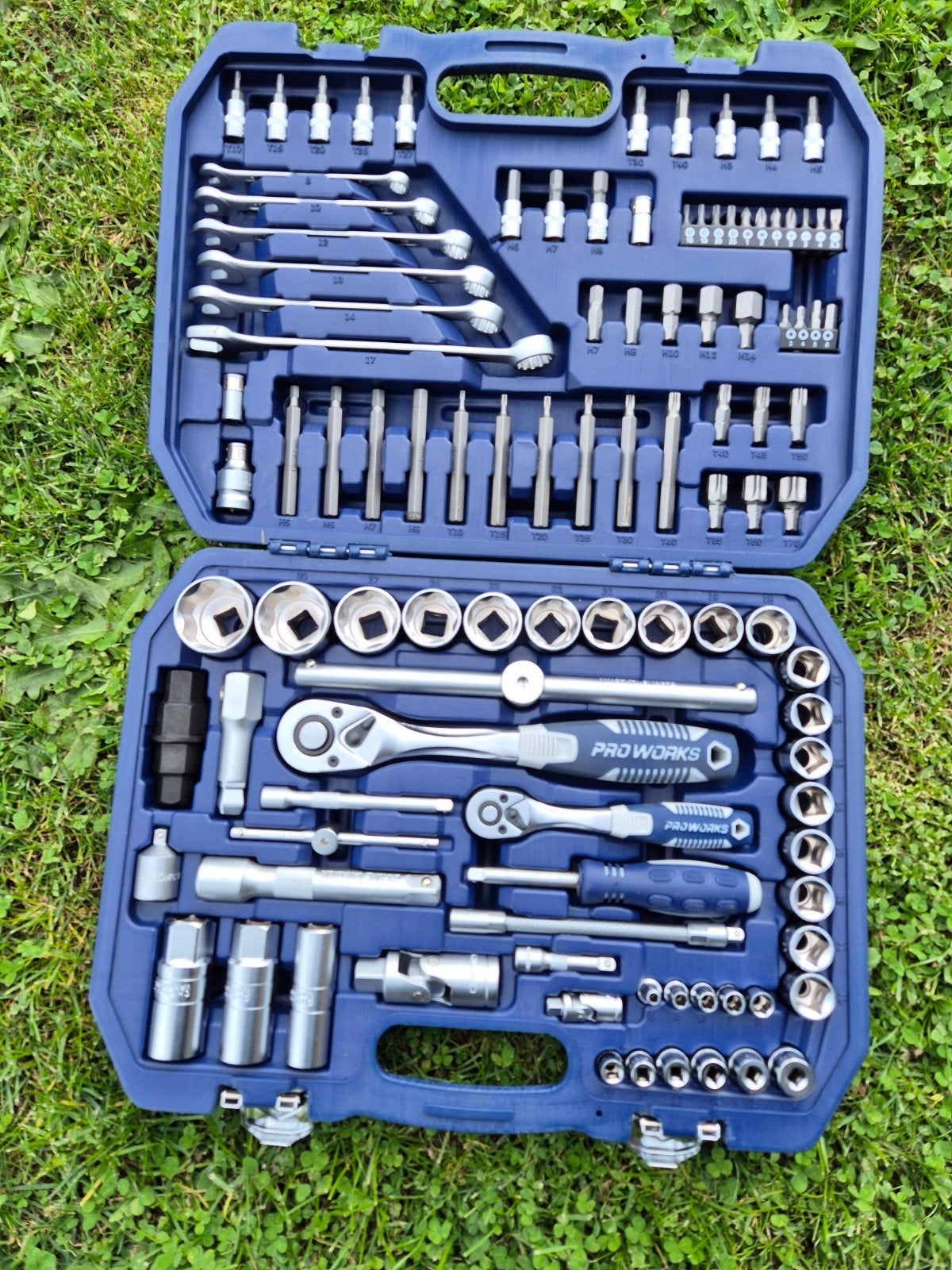 Nieuwe doppenset Proworks 104 stuks, Auto diversen, Autogereedschap, Ophalen, Nieuw