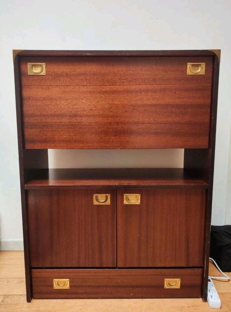 Vintage kast te koop, Ophalen, Gebruikt, 100 tot 150 cm, 50 tot 100 cm