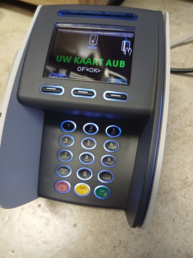 yomani xr betaal terminal.prima staat., Ophalen of Verzenden