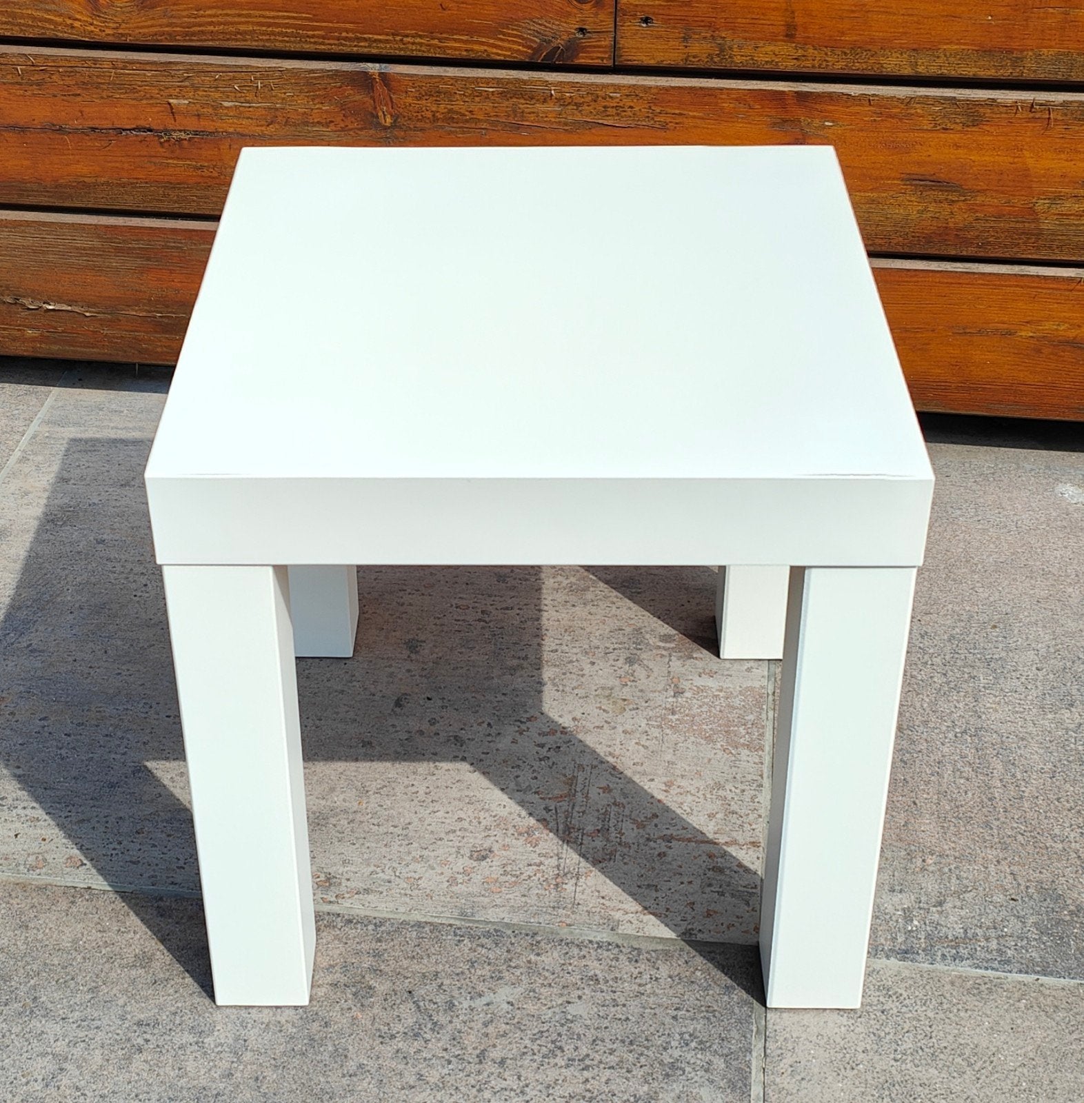 petite table basse d'appoint, Neuf, Moins de 55 cm, Carré, Enlèvement