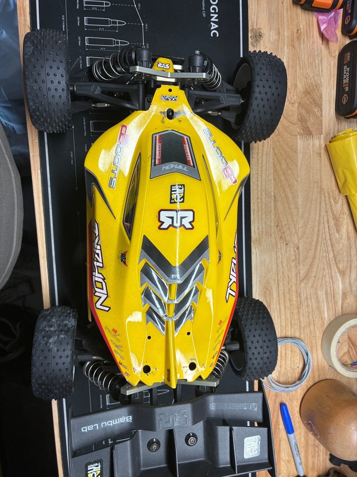 Arrma Typhon TLR Tuned 1/8 Buggy, Elektro, Gebruikt, Auto offroad, Ophalen of Verzenden