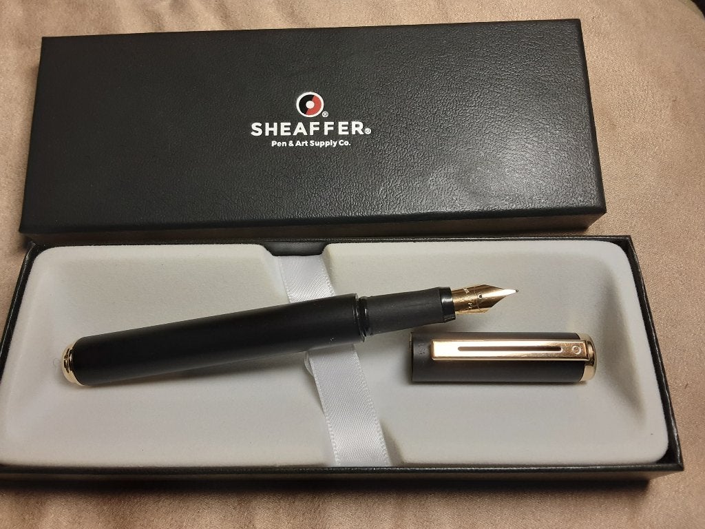 Sheaffer Award Matte Black FP, Verzamelen, Sheaffer, Nieuw, Met doosje, Ophalen of Verzenden