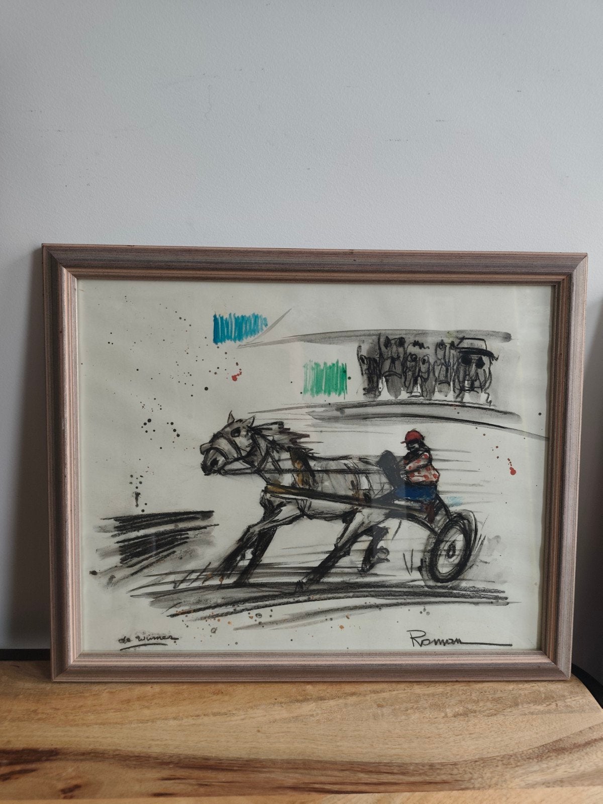 THOMAS ROMAN, Antiek en Kunst, Ophalen of Verzenden, Gemengde techniek, Gesigneerd