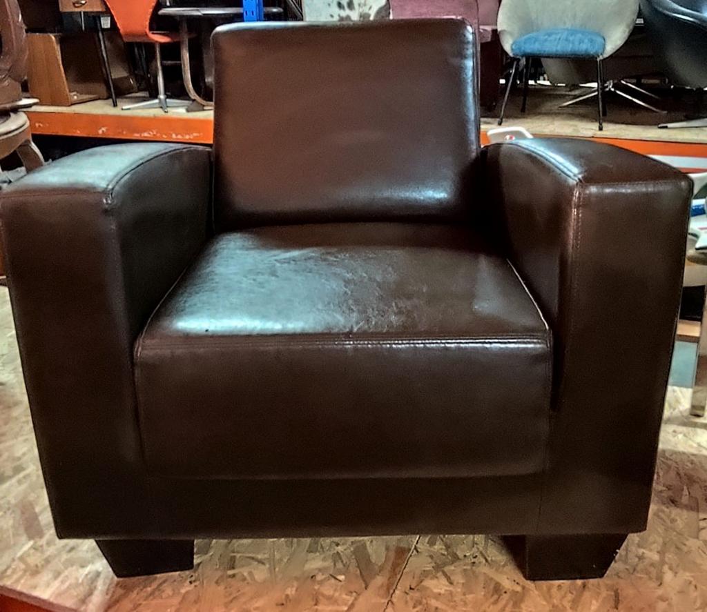 retro.vintage zwarte clubzetel, Ophalen