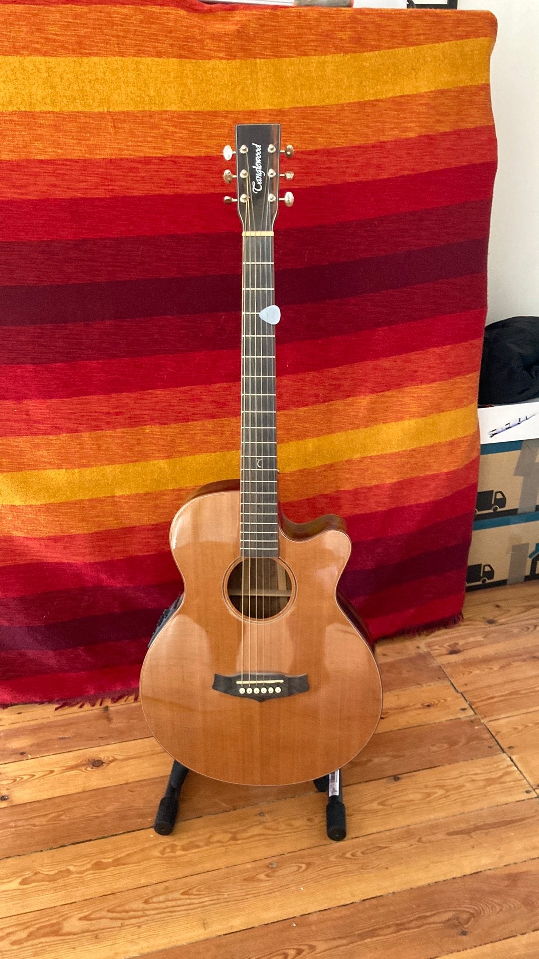Tanglewood Java TWJ SFCE gitaar (super folk, semi), Muziek en Instrumenten, Snaarinstrumenten | Gitaren | Akoestisch, Ophalen