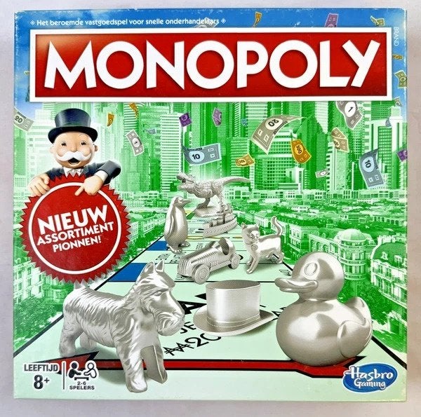 Jeu de plateau Hasbro Monopoly Édition classique avec de nou, Hobby & Loisirs créatifs, 1 ou 2 joueurs, Envoi, Comme neuf, HASBRO