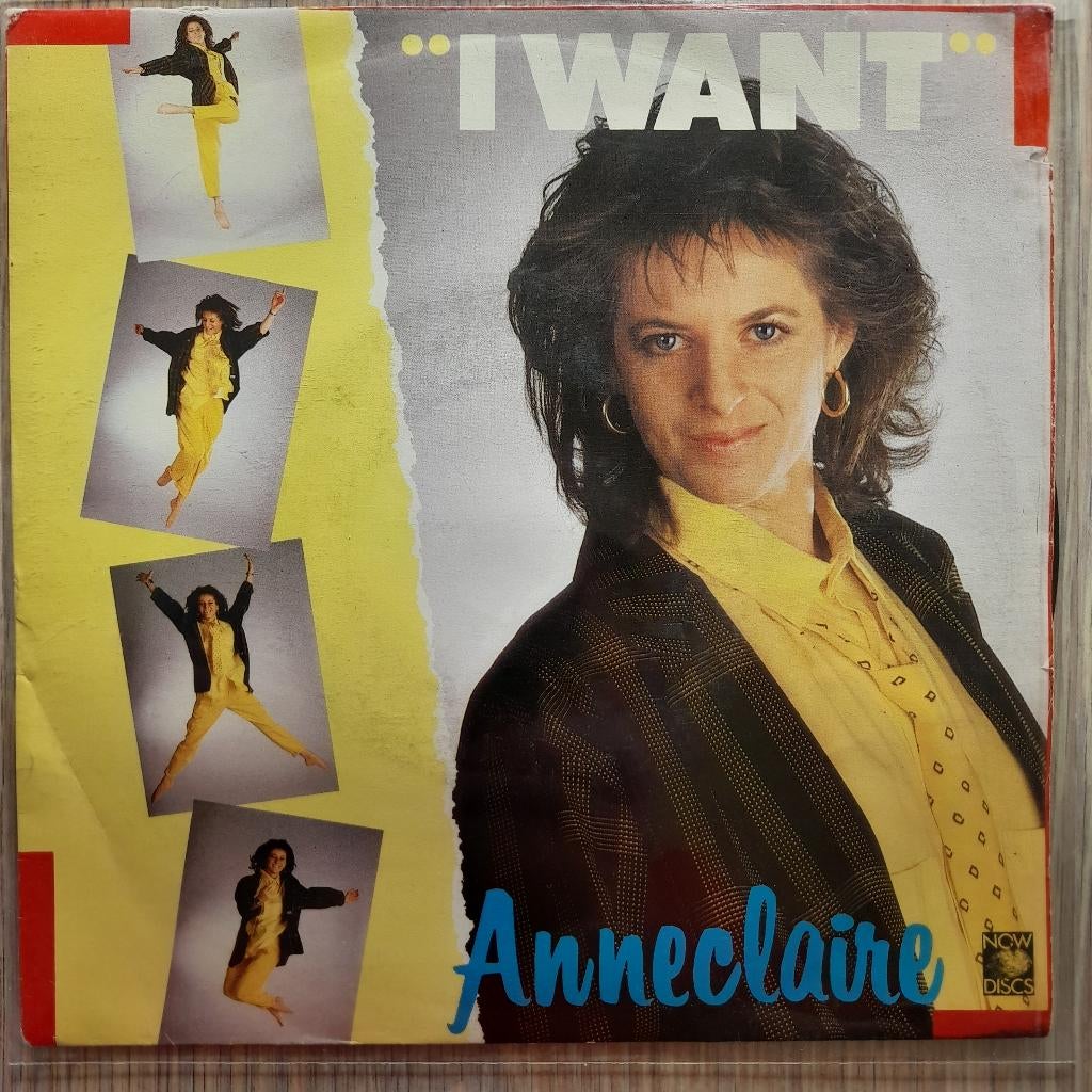 Anneclaire-I want 7'', Cd's en Dvd's, Ophalen of Verzenden, Gebruikt, Pop