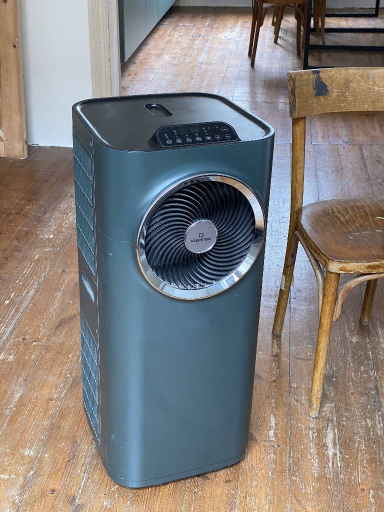 airco klarstein: Kraftwerk Smart 10000 BTU Mobiele airco, Ophalen, 3 snelheden of meer, Zo goed als nieuw, Afstandsbediening