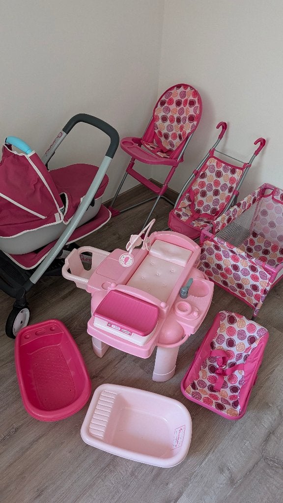 Grote Set Poppen Speelgoed Accessories, Ophalen, Gebruikt