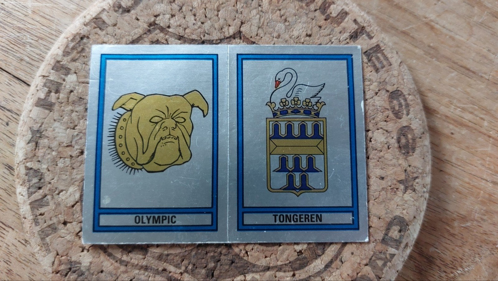 Stickers Panini Football 80 OLYMPIC / TONGEREN, Verzamelen, Ophalen of Verzenden