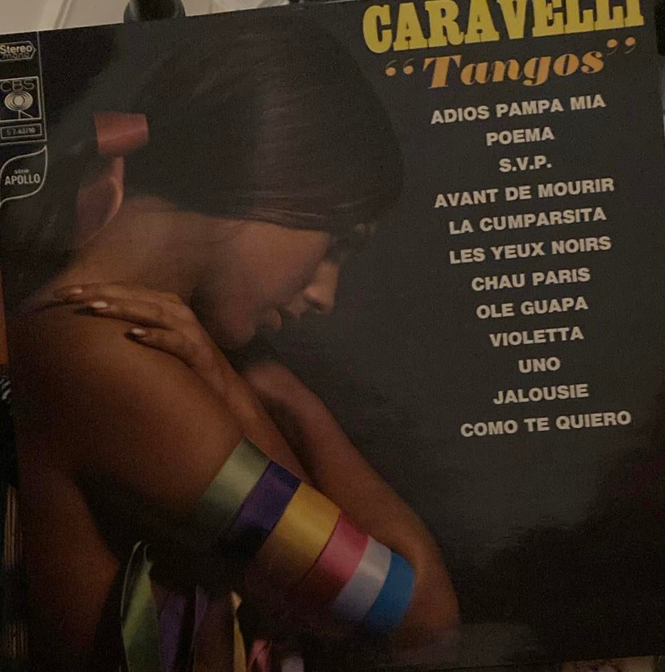 Caravelli tangos lp, Cd's en Dvd's, Vinyl | Latin en Salsa, Ophalen of Verzenden, Zo goed als nieuw