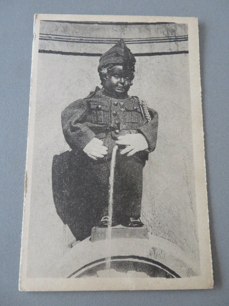 postkaart WO1 Manneke Pis Brussel, Enlèvement ou Envoi, Avant 1920, Non affranchie, Ville ou Village
