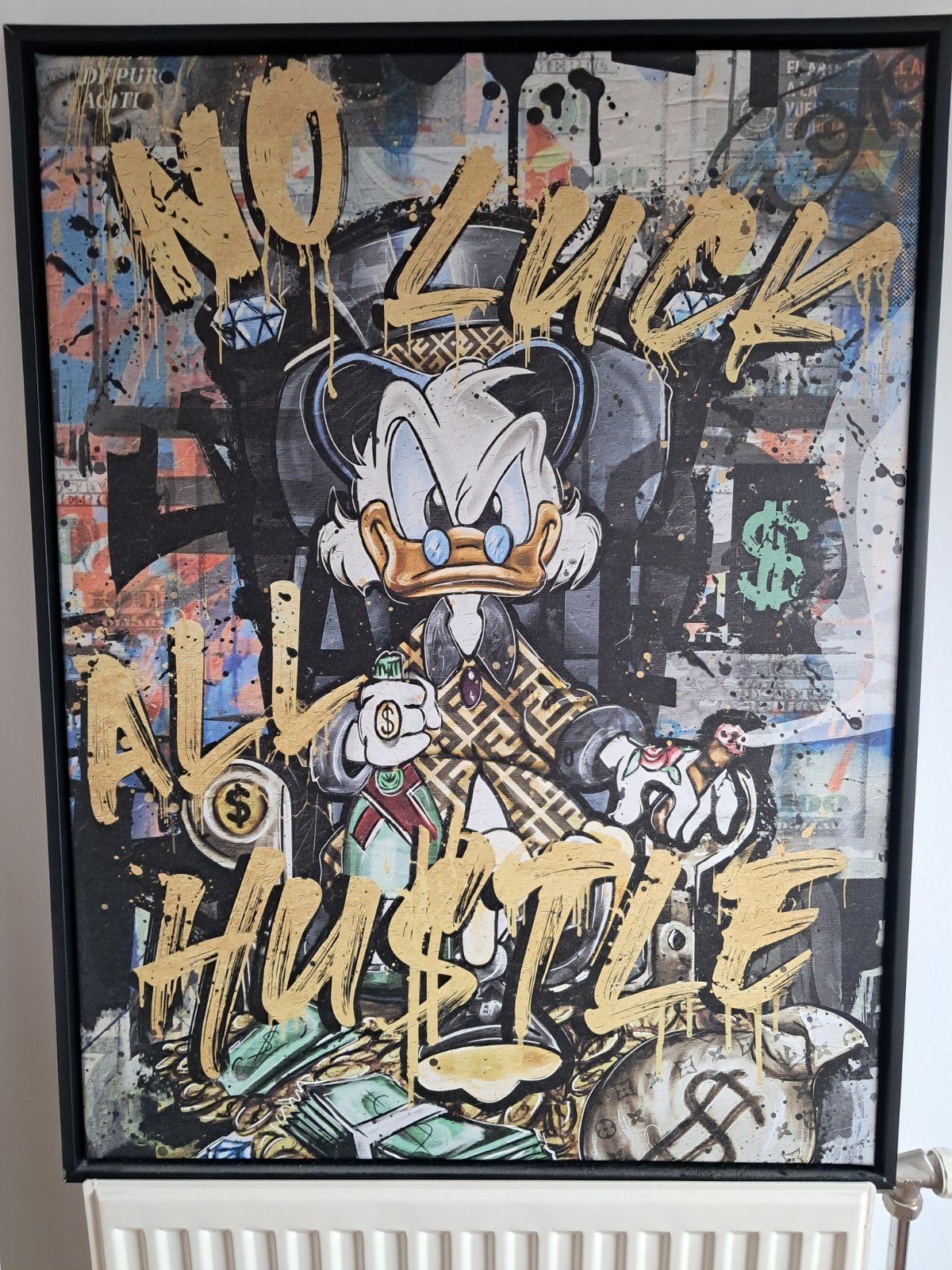 kader no luck all hustle, Antiek en Kunst, Ophalen
