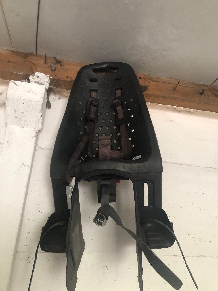 yepp fietsstoel + adapter, Achterzitje, Yepp (Thule), Ophalen, 15 t/m 25 kg