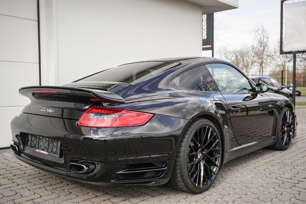 Porsche 997 Turbo – Topstaat | Slechts 34.222 km, Auto's, Porsche, Automaat, Dealer onderhouden, Zwart, Zwart