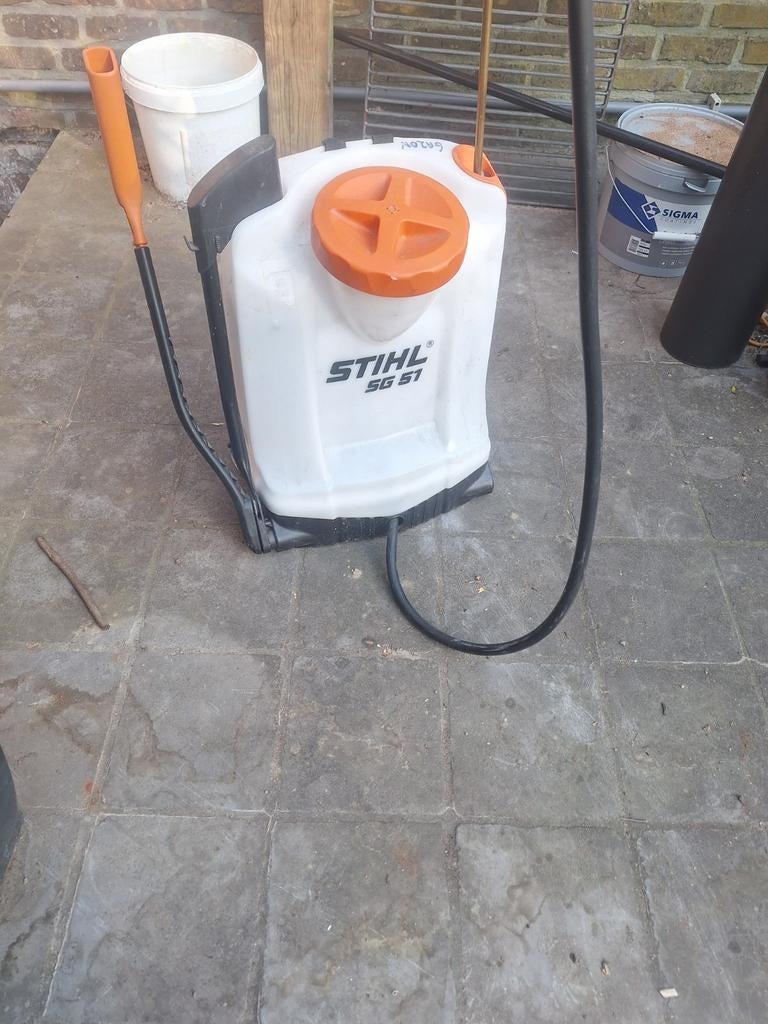 Rugsproeier stihl SG51, Tuin en Terras, Ophalen