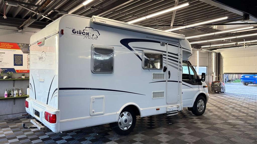 Ford TRANSIT CAPRON GLÜCKSMOBIL bj. 2008 102000km, Auto's, 4 zetels, Multifunctioneel stuurwiel, Gebruikt, Wit