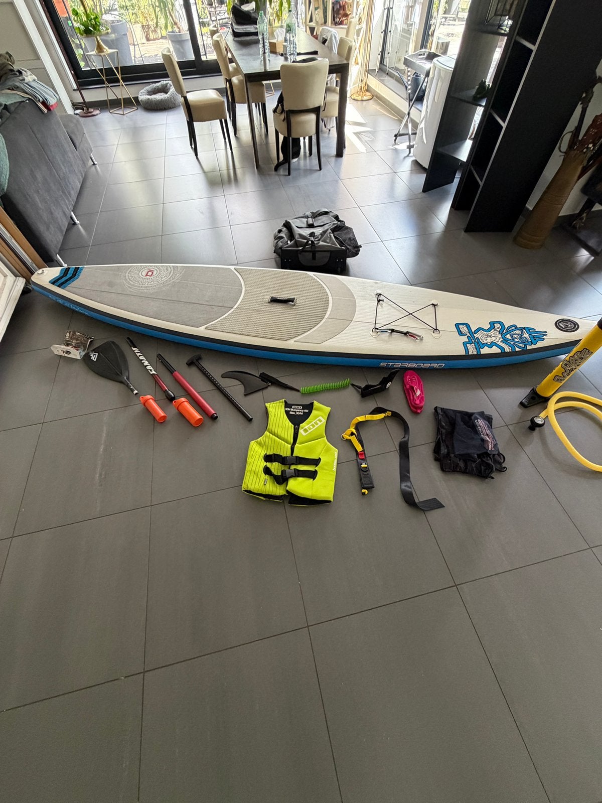 Starboard infaltable SUP, Watersport en Boten, Suppen, Ophalen, Zo goed als nieuw
