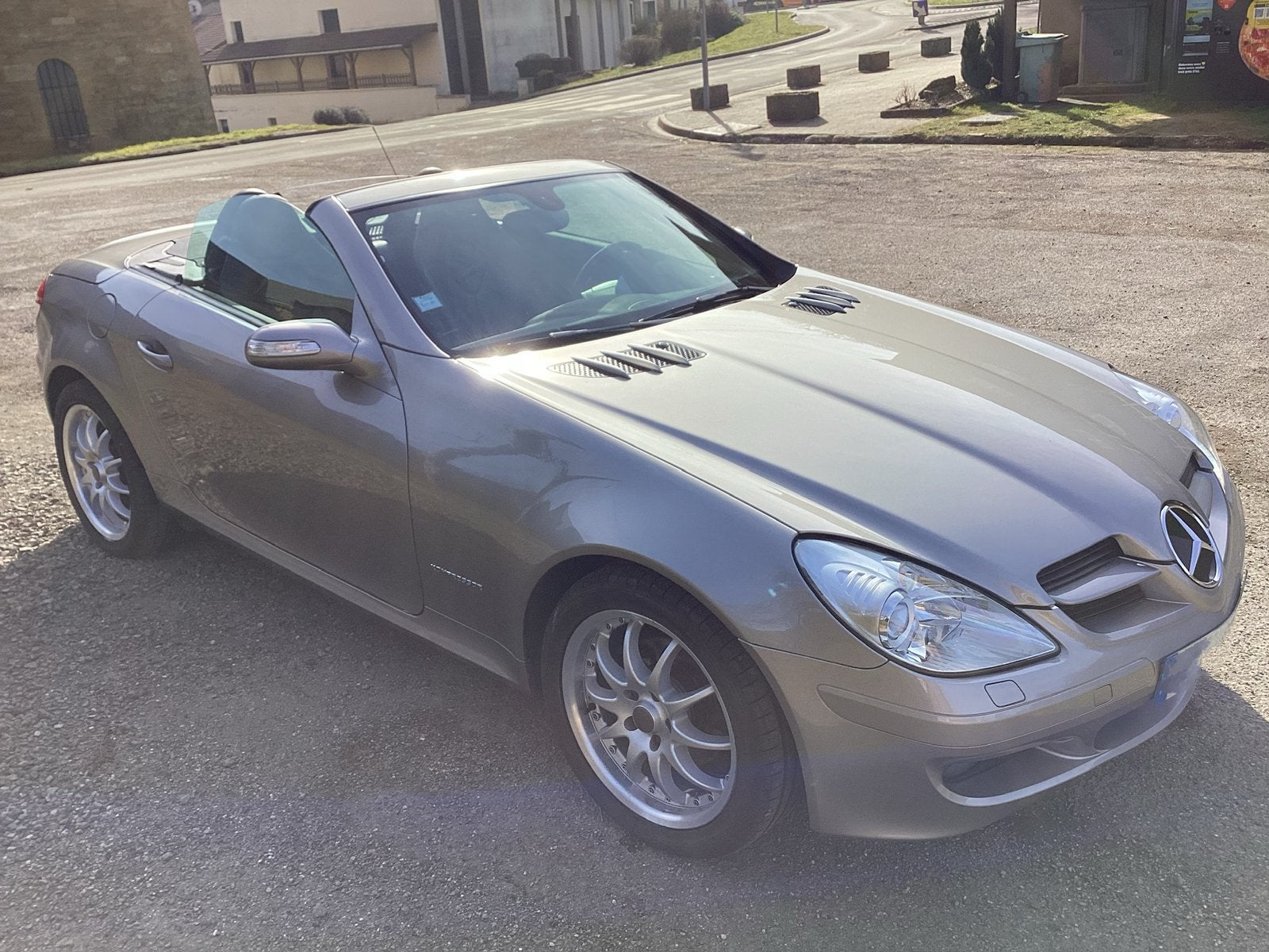 Mercedes slk 200 r171, Auto's, Cabriolet, Beige, SLK, Particulier