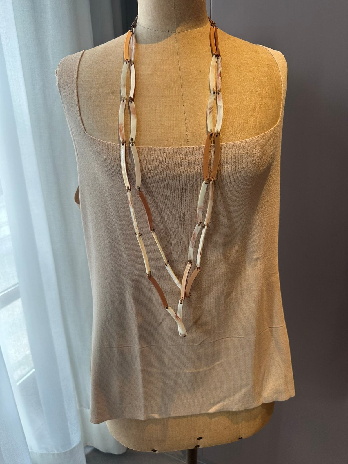 Nieuwe beige tricot top van Mayerline, maat 3L (46/48), Ophalen of Verzenden, Nieuw, Beige, Shirt of Top