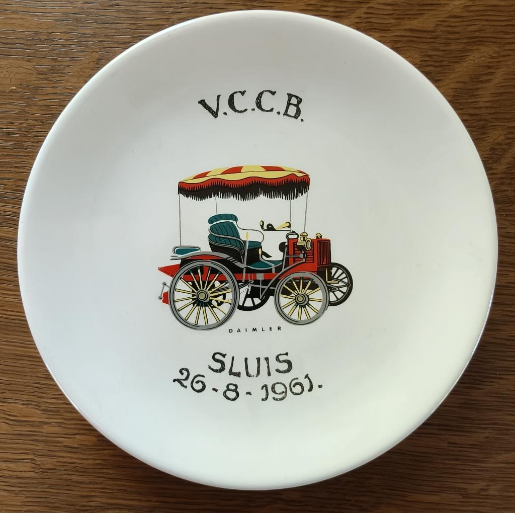 Herdenkingsbord V.C.C.B. Sluis 26-8-1961, Antiek en Kunst, Ophalen
