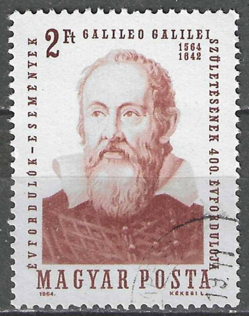 Hongrie 1964 - Yvert 1641 - Galileo Galilei (ST), Envoi, Affranchi