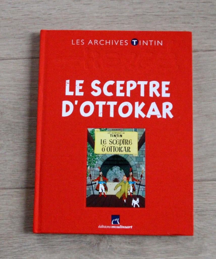 Les archives Tintin Le sceptre d'Ottokar Hergé Kuifje, Boeken, Verzenden, Zo goed als nieuw, Herge