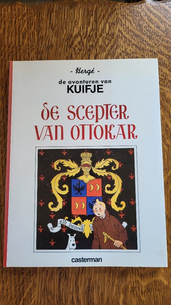 Kuifje De Scepter van Ottokar Zwart wit Demi Facsimile 1991, Eén stripboek, Ophalen of Verzenden, Zo goed als nieuw, Hergé