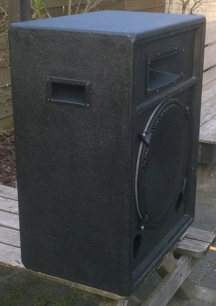 Luidsprekers 15 inch 200 - 400 Watt (2 stuks), TV, Hi-fi & Vidéo, Enceintes, Reconditionné, Enceintes stéréo, 150 watts ou plus