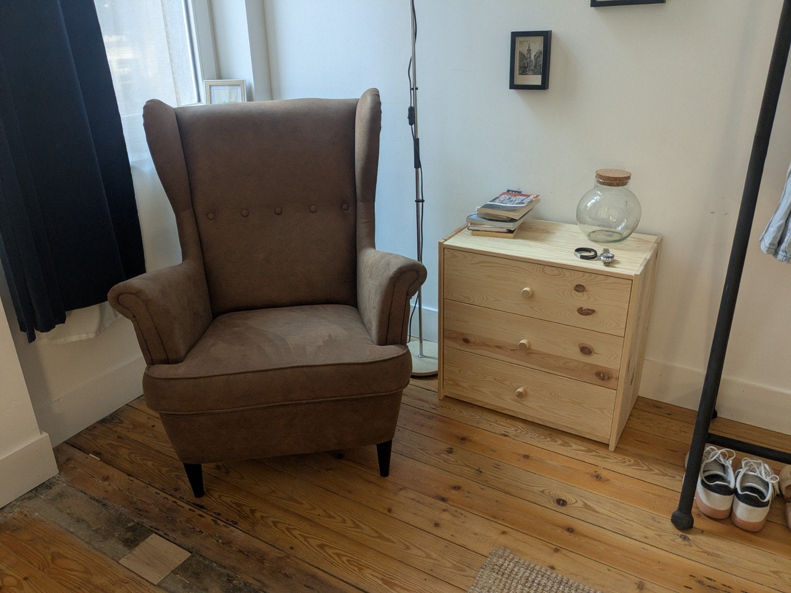 Fauteuil IKEA Strandmond (daim), Enlèvement