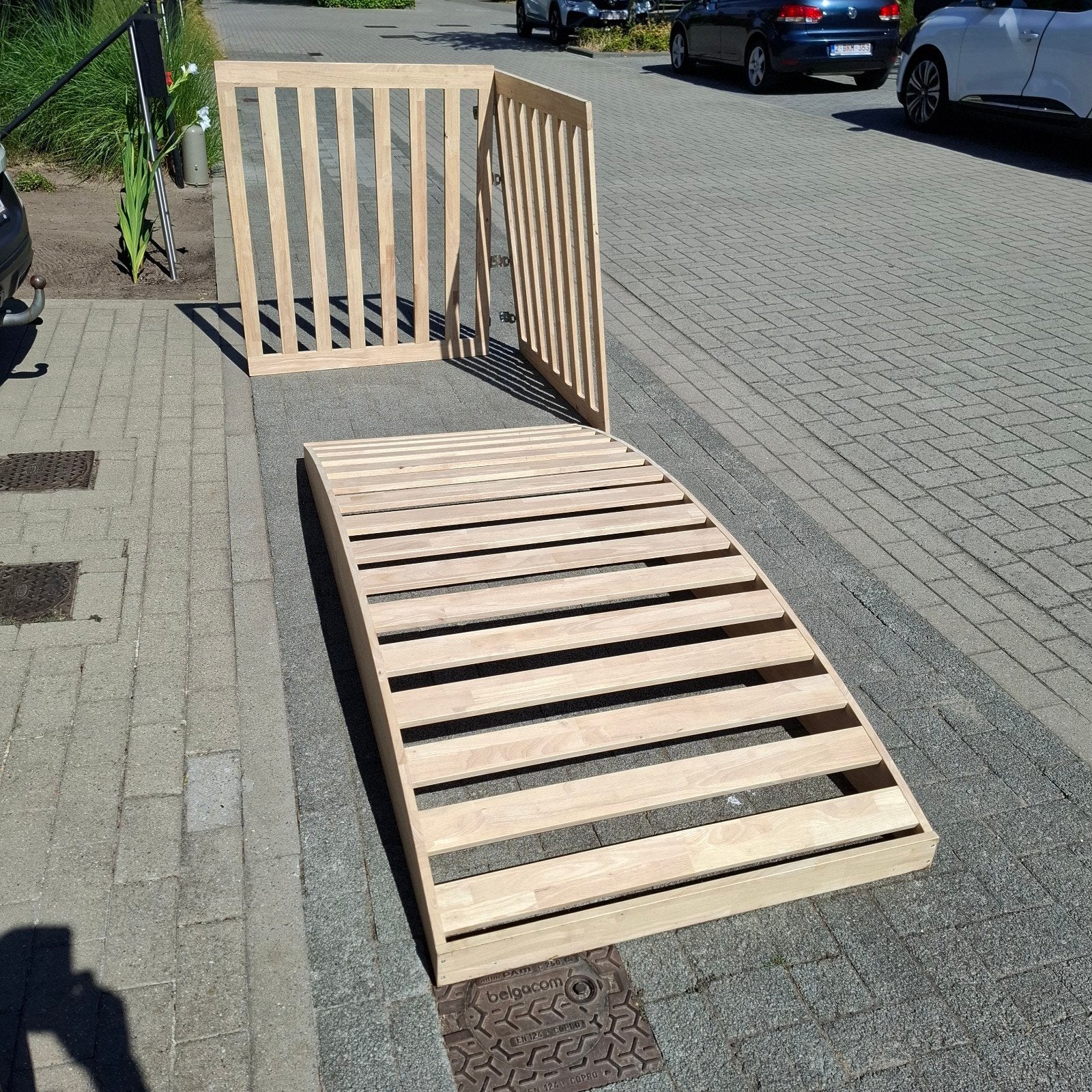2 poortje ,s voor binnen huis.dezelfde afmetingen., Jardin & Terrasse, Clôtures de jardin, Enlèvement, Bois