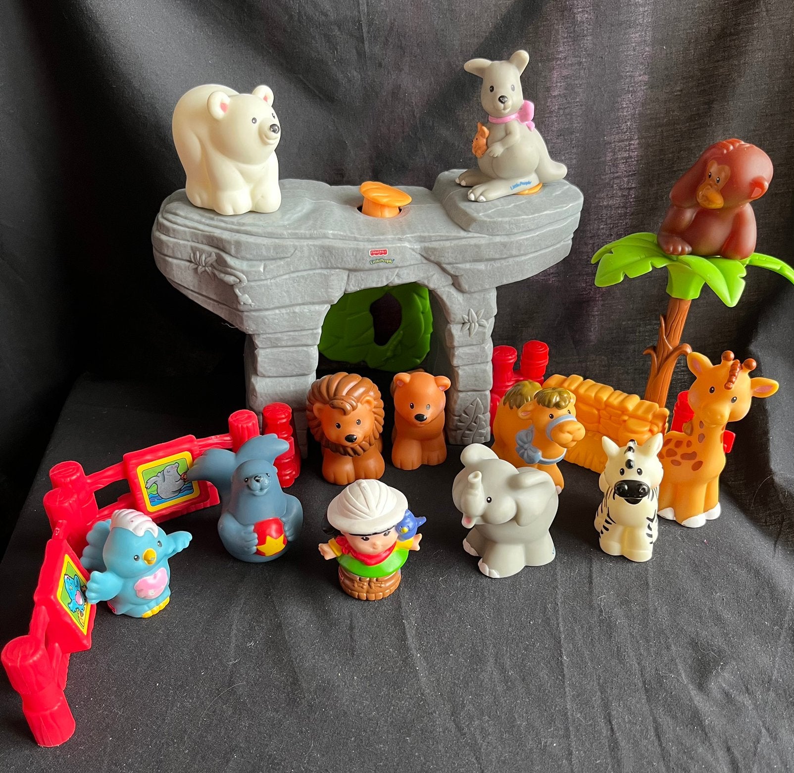 Fisher price | Little People | Kleine dierentuin, Kinderen en Baby's, Ophalen of Verzenden, Gebruikt, Speelset