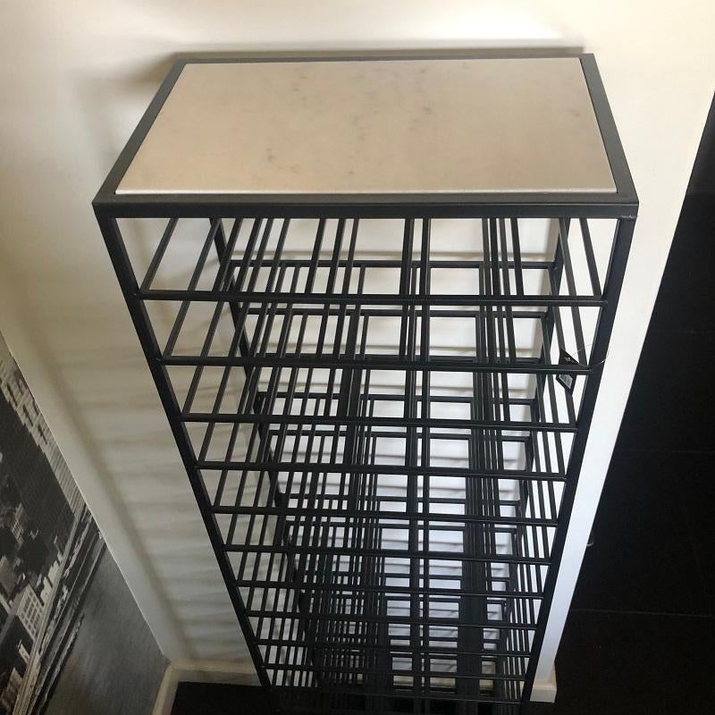 Nieuw WIJNREK met marmeren blad voor 90 flessen wijnkast, Huis en Inrichting, Woonaccessoires | Wijnrekken, Ophalen, Nieuw, 25 flessen of meer