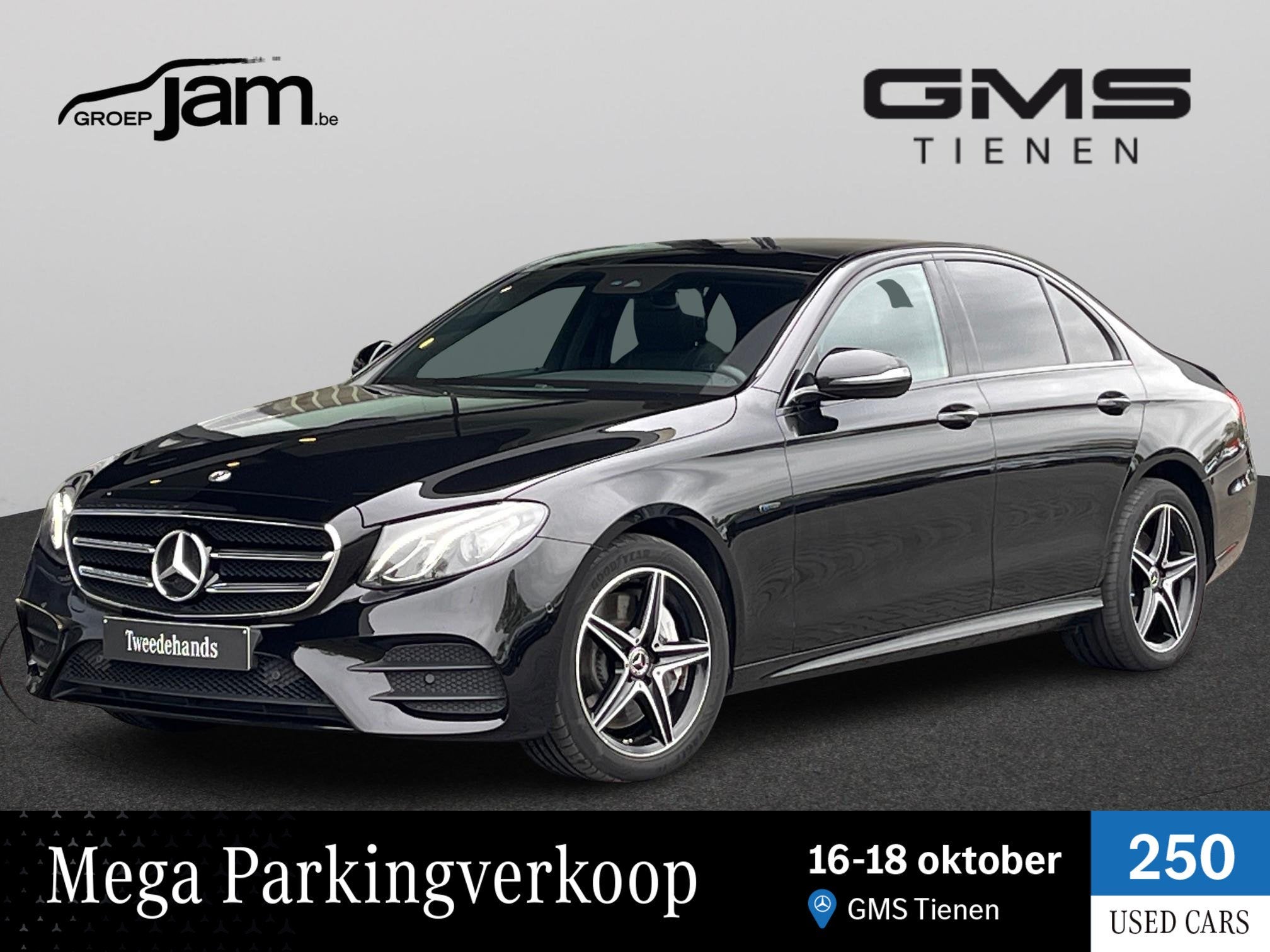 Mercedes-Benz E-Klasse Berline 300 de AMG/Pano, Auto's, Automaat, 4 deurs, Gebruikt, Zwart