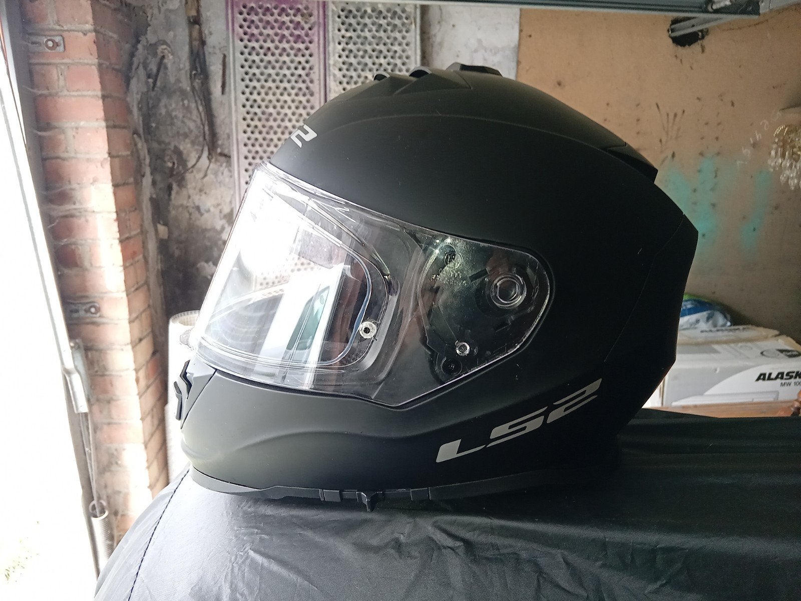 Casque intégral, Motos, Autres marques, Seconde main, Enlèvement ou Envoi, Casque intégral