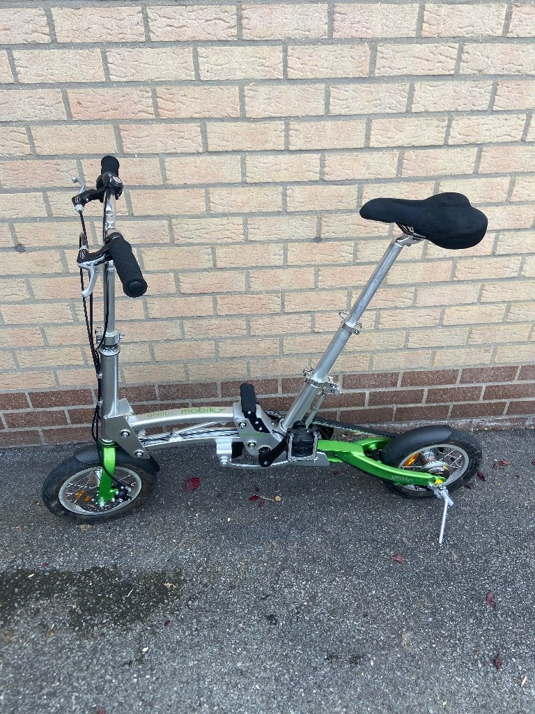 Plooifiets mobiky genius met opbergzak, Minder dan 14 inch, Versnellingen, Zo goed als nieuw, Totaal opvouwbaar