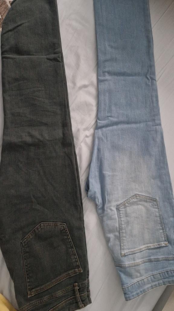 Jeans lichtblauw en donkergroen, Vêtements | Hommes, Jeans, Enlèvement, Comme neuf, C&A